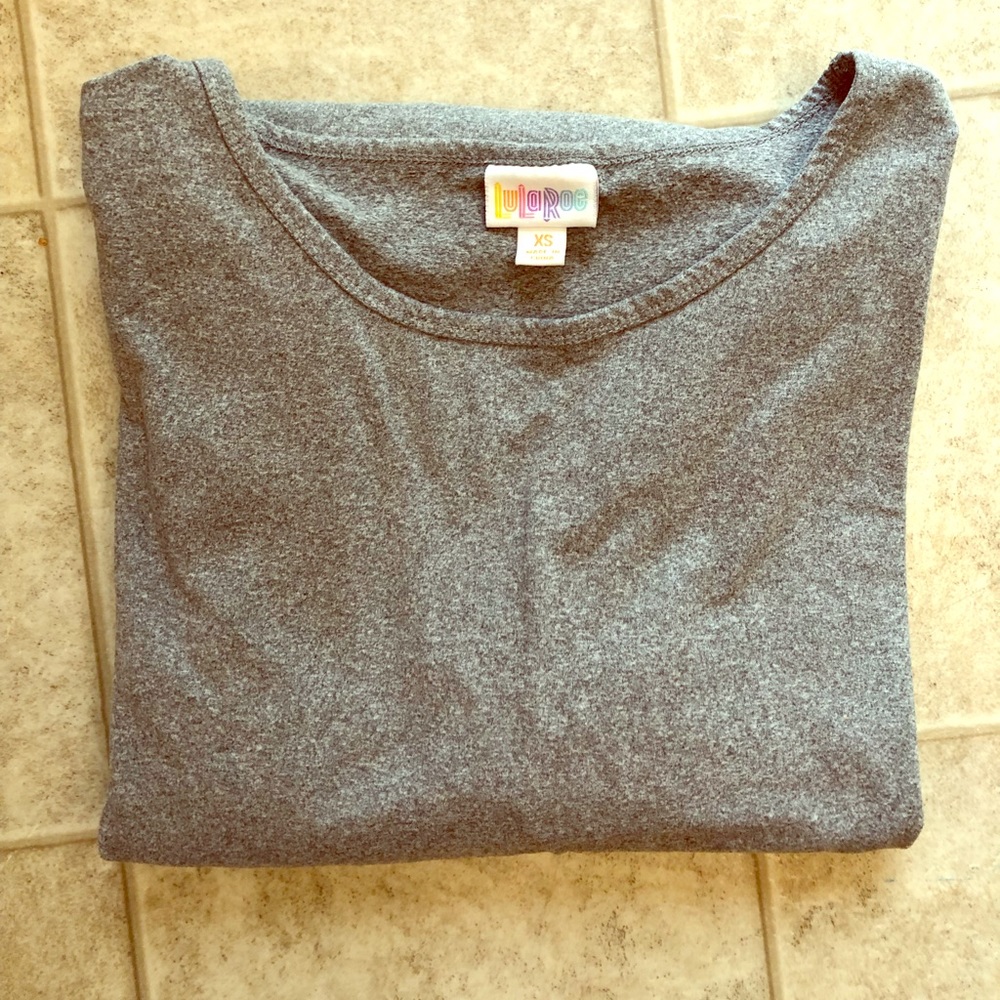 Grey Lularoe Irma size XS